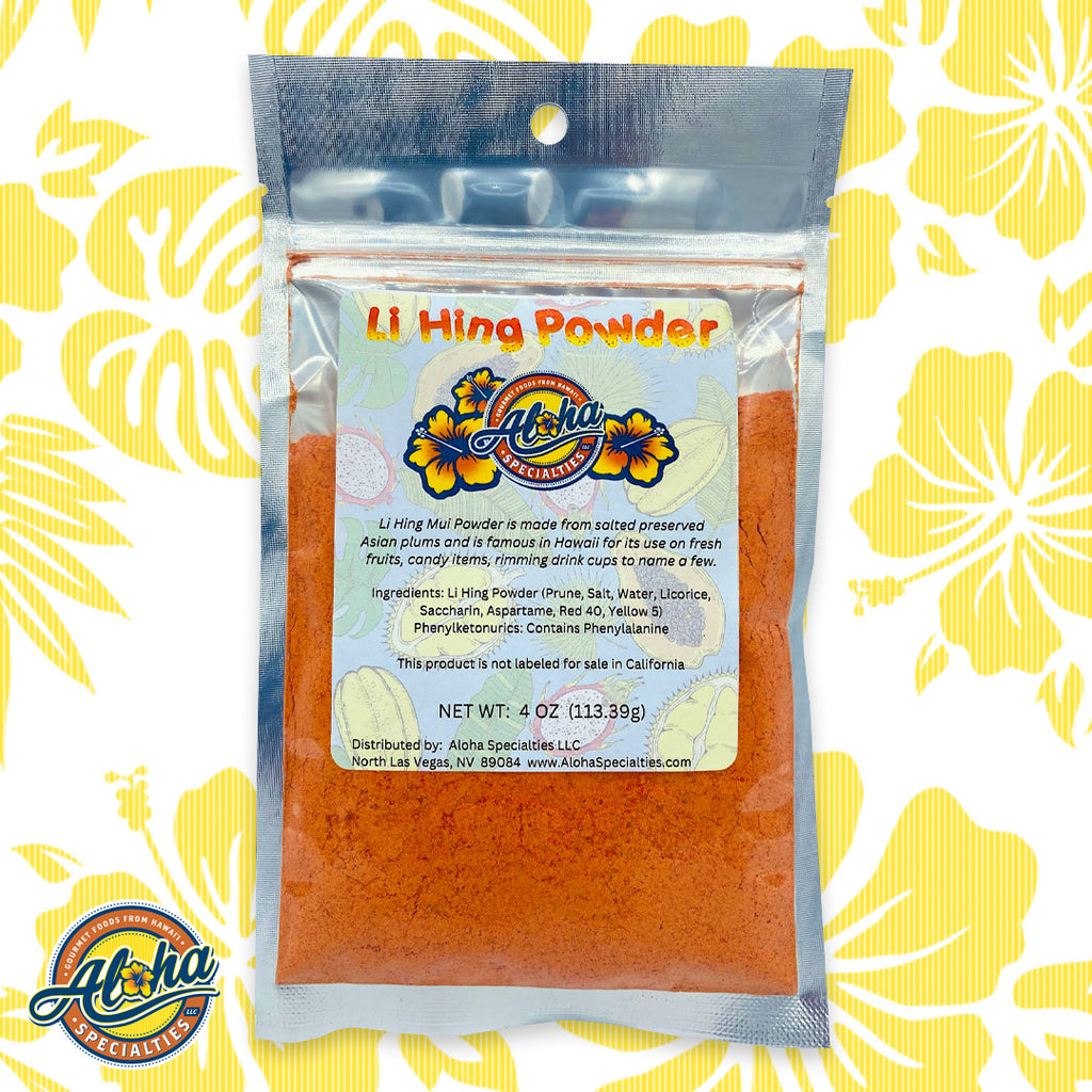 Aloha Specialties Li Hing Powder 4oz Bag