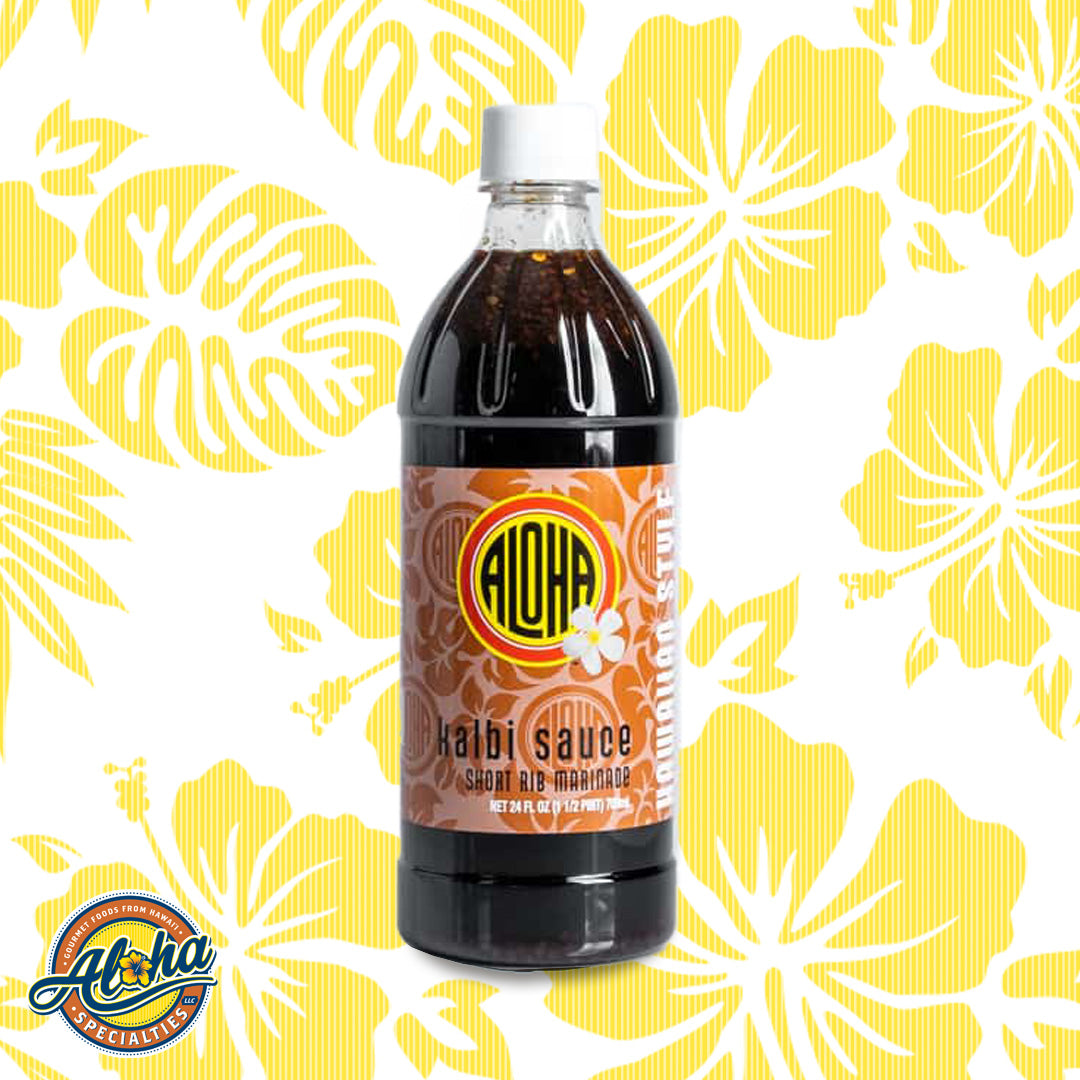 Aloha Shoyu Kalbi Sauce 24oz Bottle Aloha Specialties