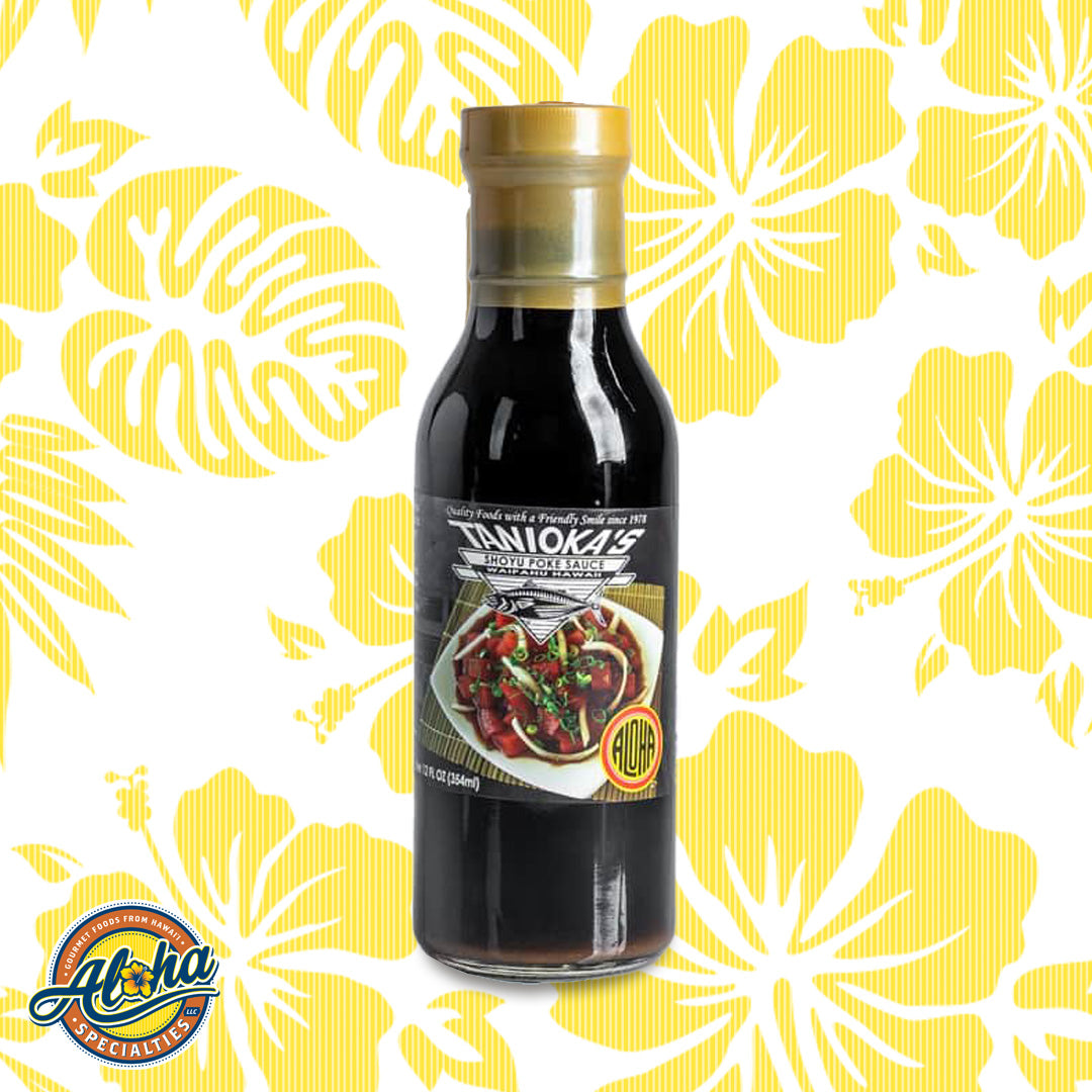Aloha Shoyu x Tanioka's Poke Sauce 12oz Bottle Aloha Specialties