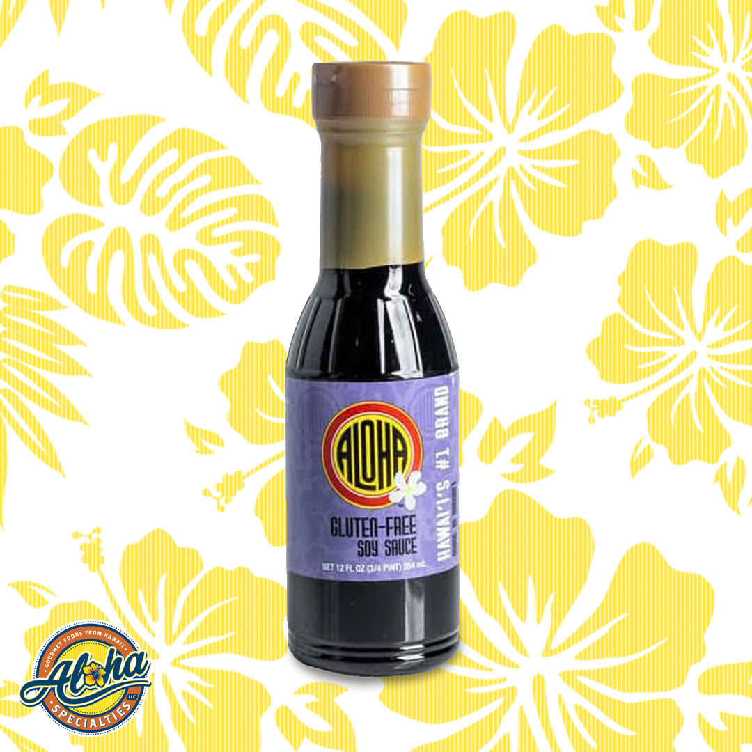 Aloha Shoyu GlutenFree Soy Sauce 12oz Bottle Aloha Specialties