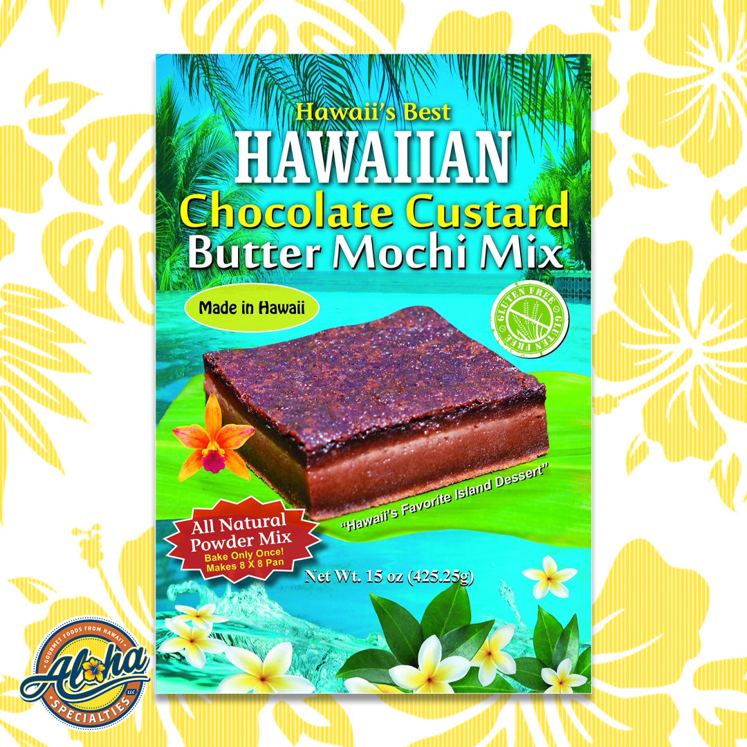 Hawaii's Best Hawaiian Chocolate Custard Butter Mochi Mix Aloha
