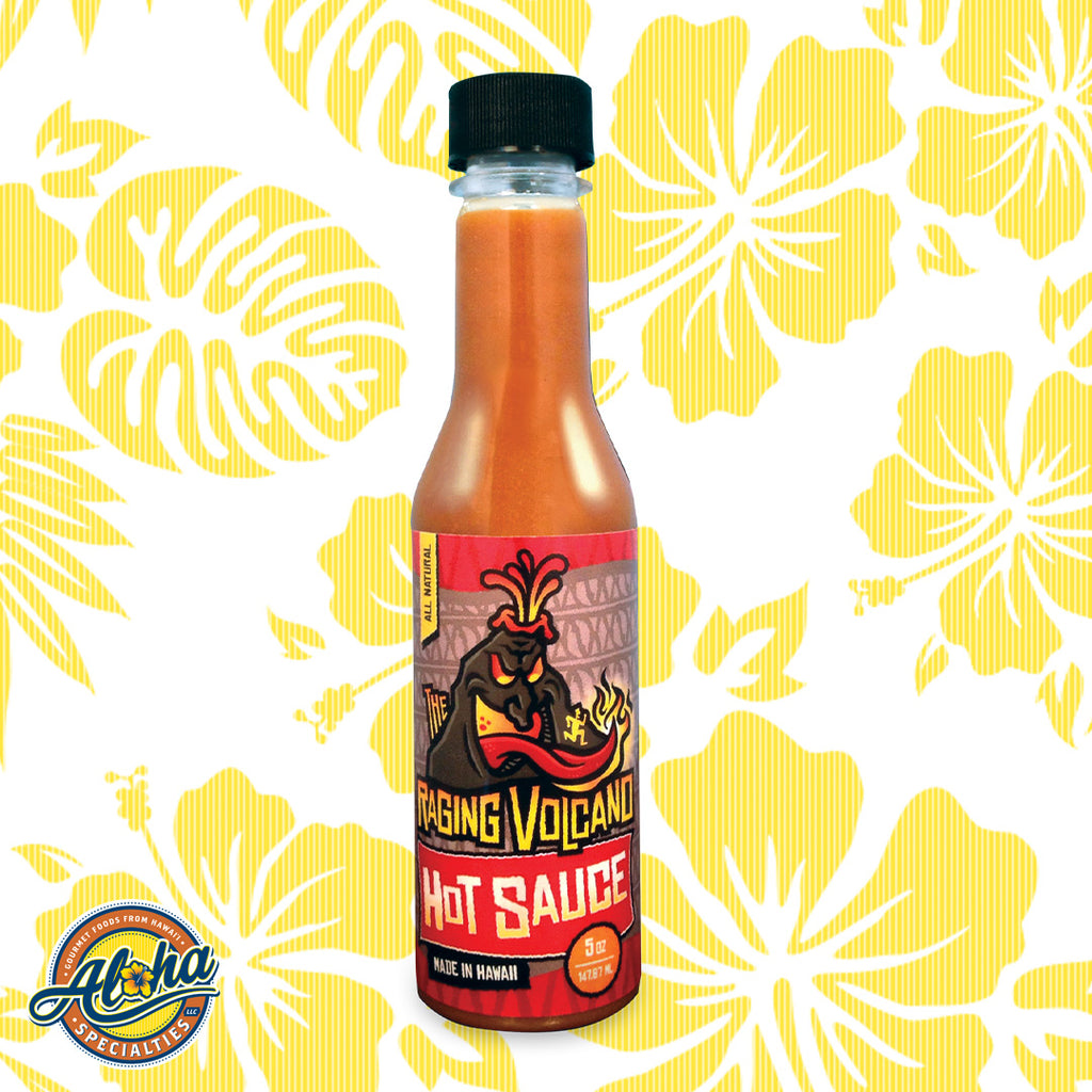 The Raging Volcano Hot Sauce 5 oz. Bottles