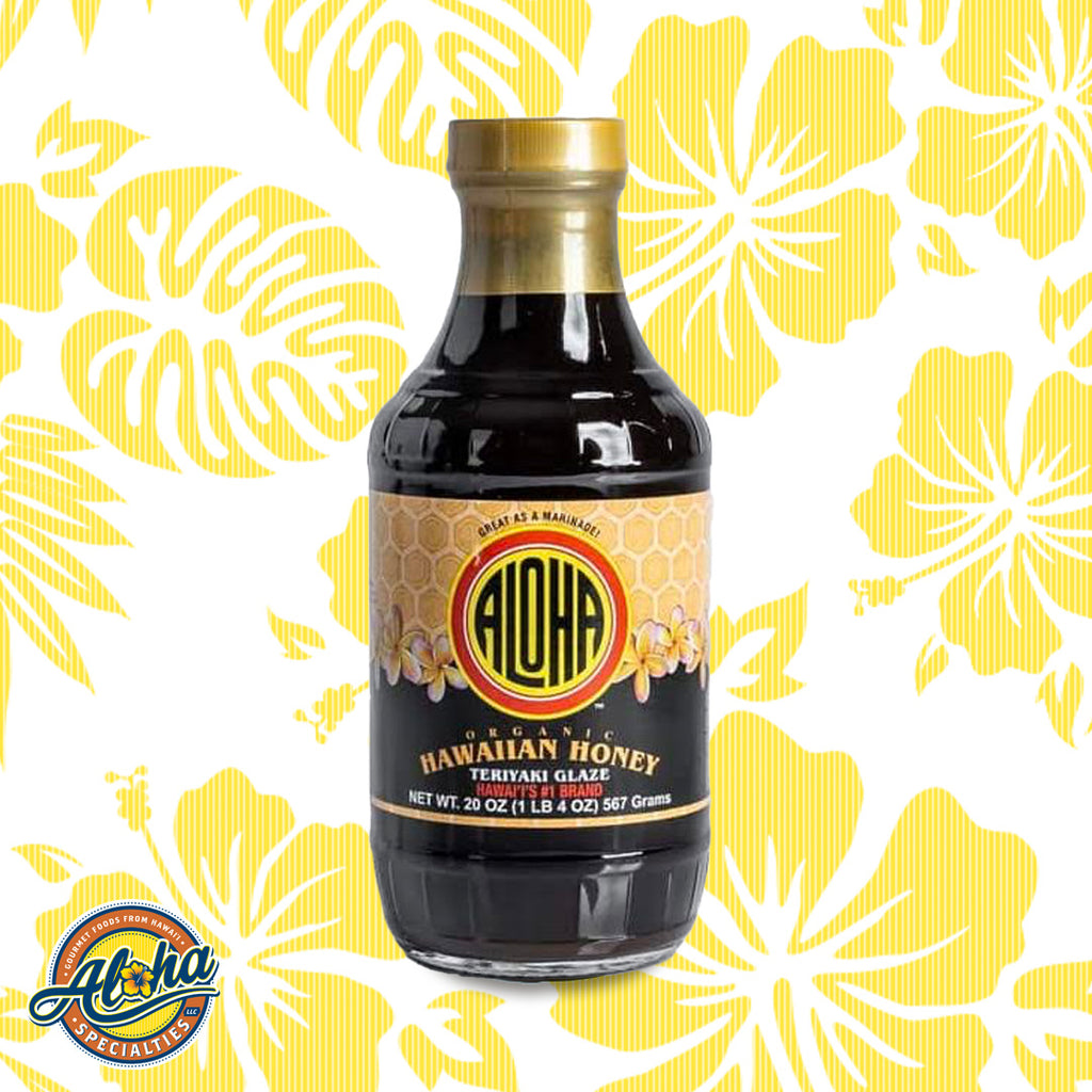 Aloha Shoyu Hawaiian Honey Teriyaki Glaze 20oz Bottle