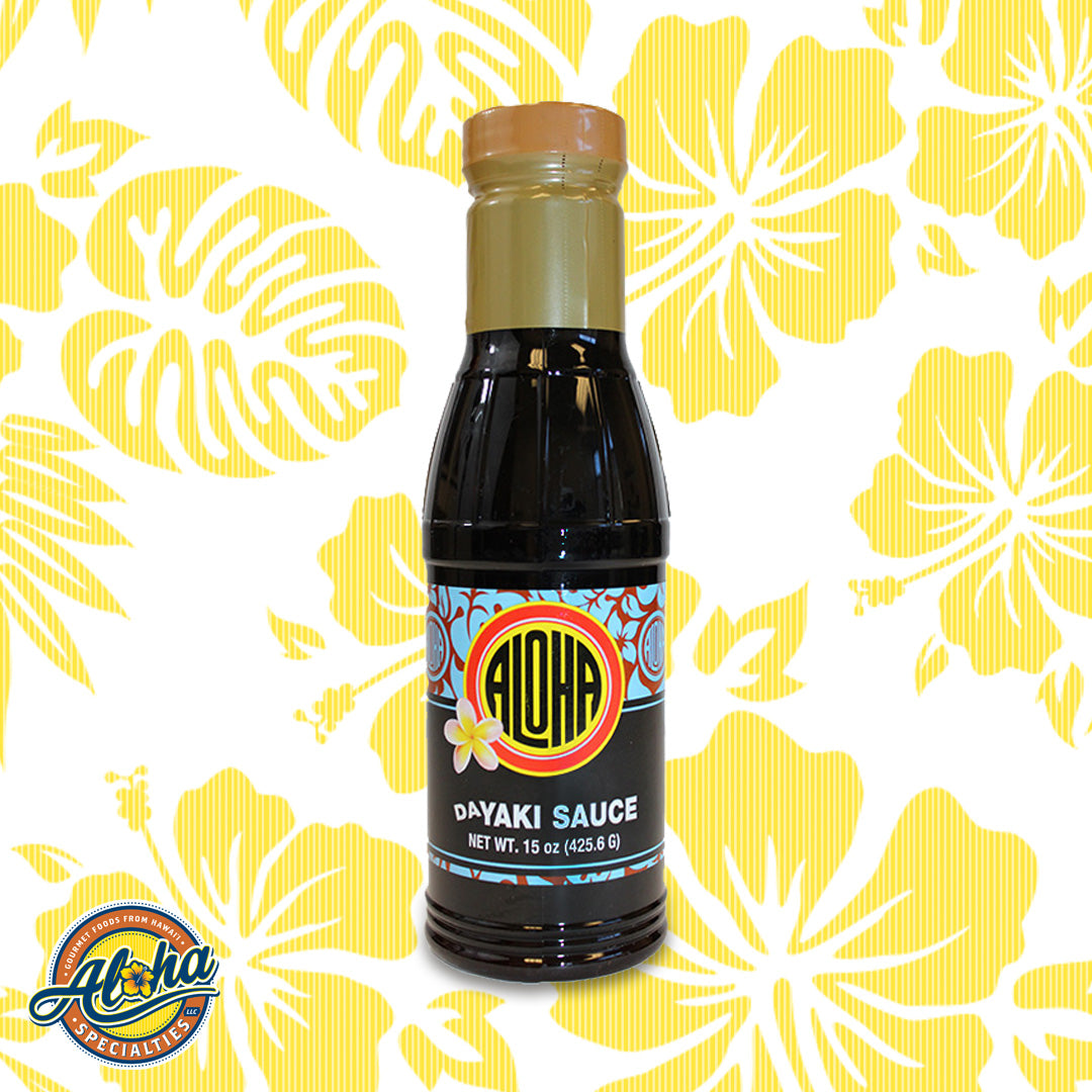 Aloha Shoyu Da Yaki Teriyaki Sauce 15oz Bottle Aloha Specialties