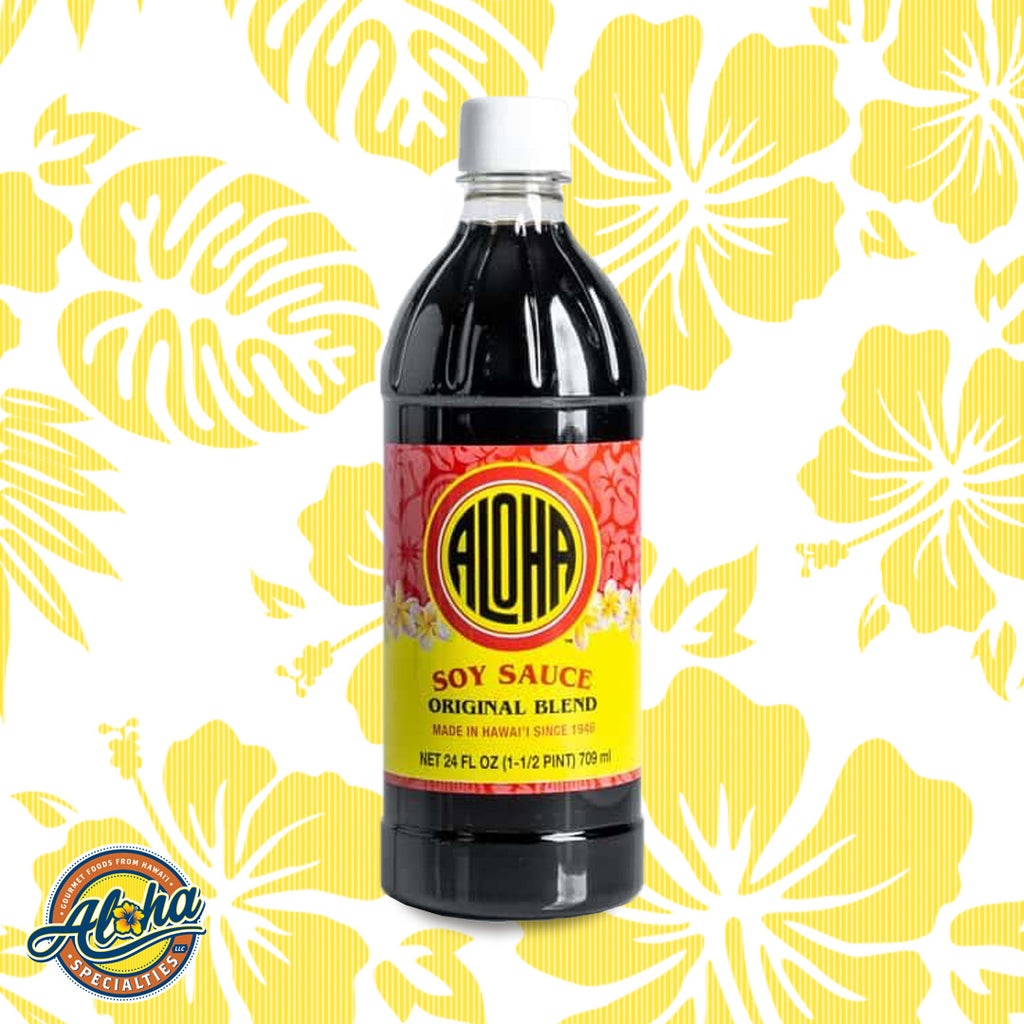 Aloha Shoyu Original Blend Soy Sauce 24oz Bottle