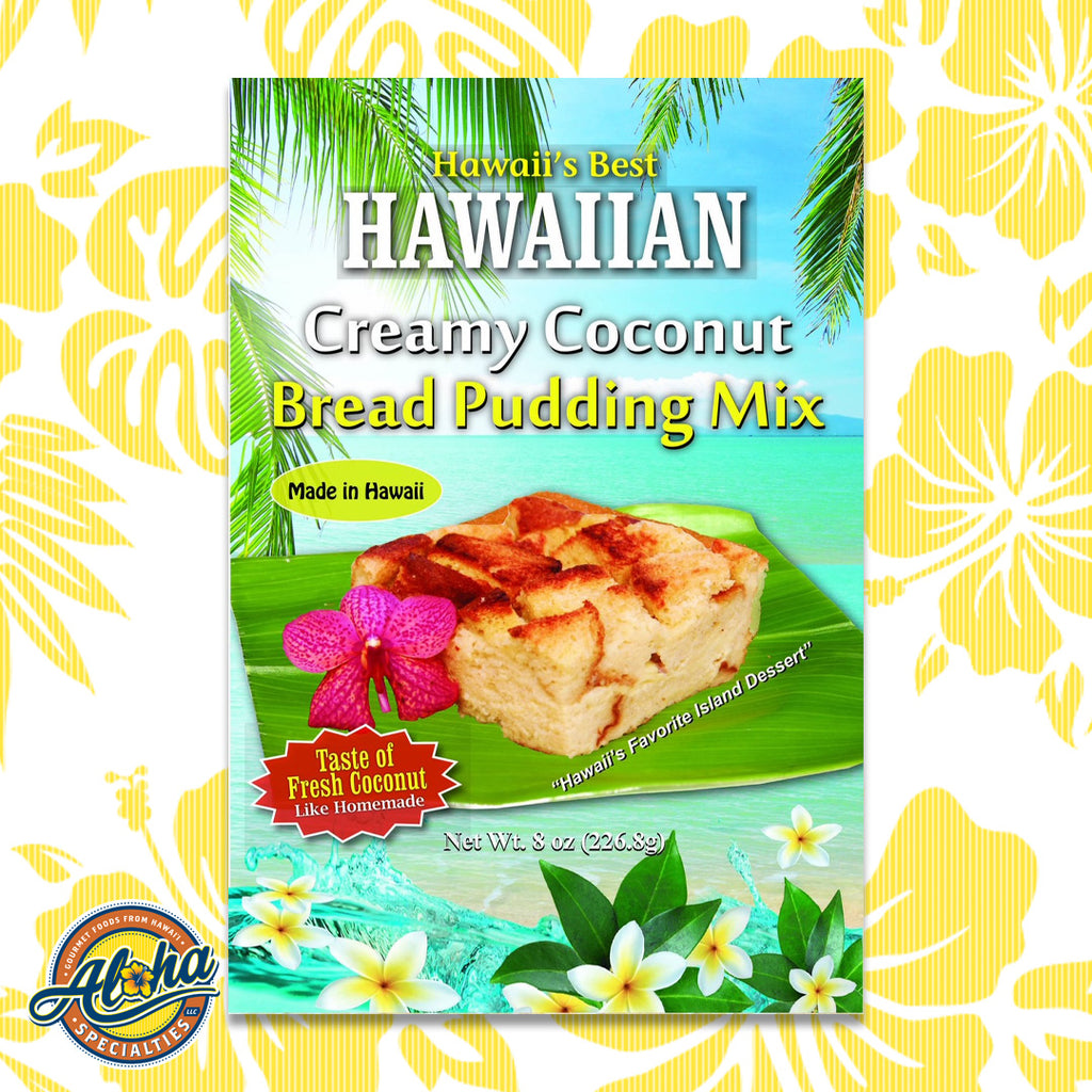 Hawaiis Best Hawaiian Creamy Coconut Bread Pudding Mix