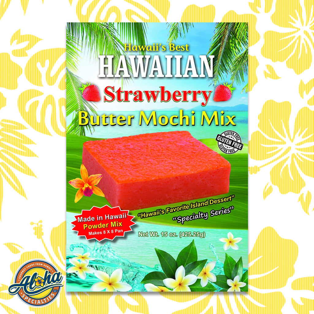 Hawaii's Best Hawaiian Strawberry Butter Mochi Mix