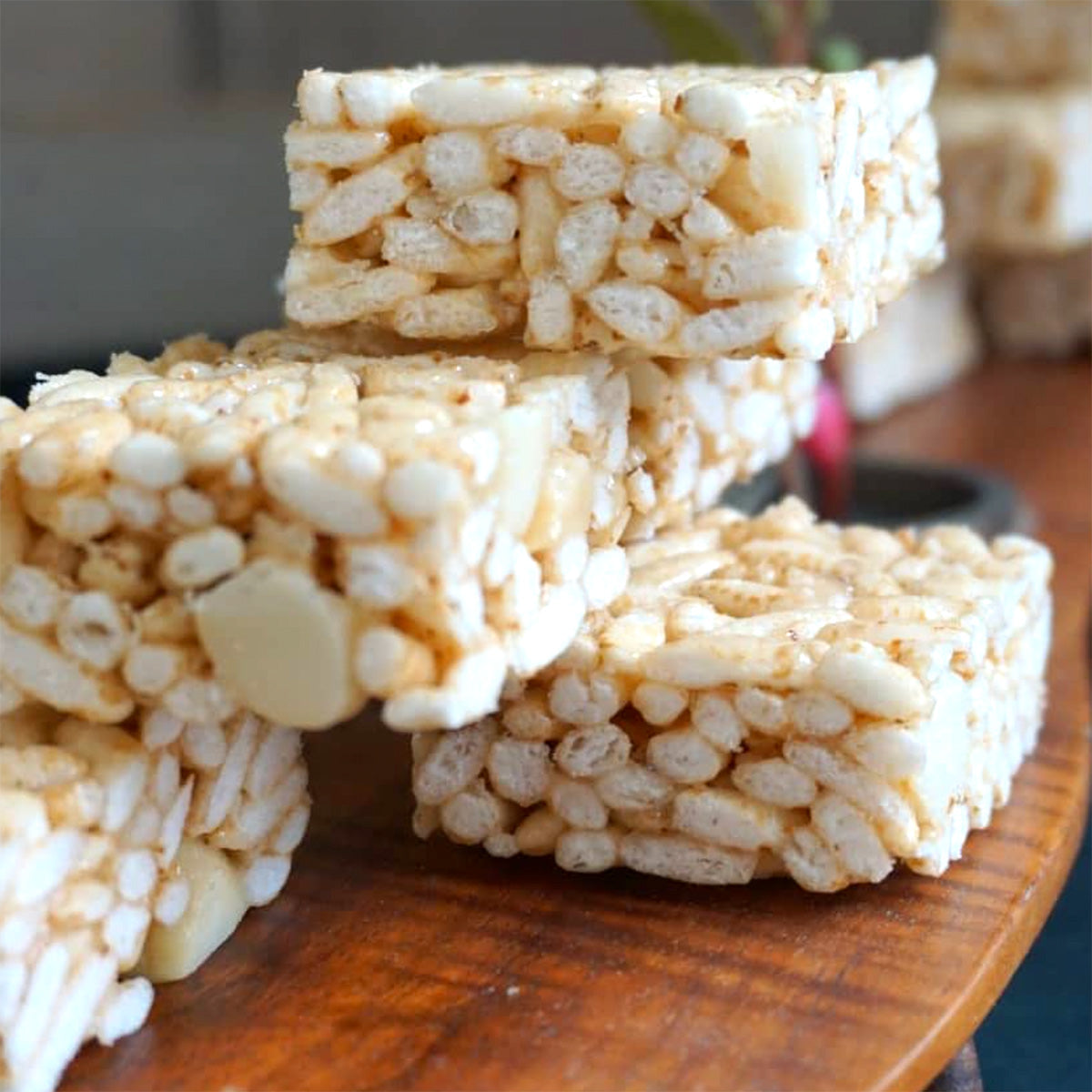 Huff n Puff Macadamia Nut Delights Okoshi - Japanese Puffed Rice Snack ...