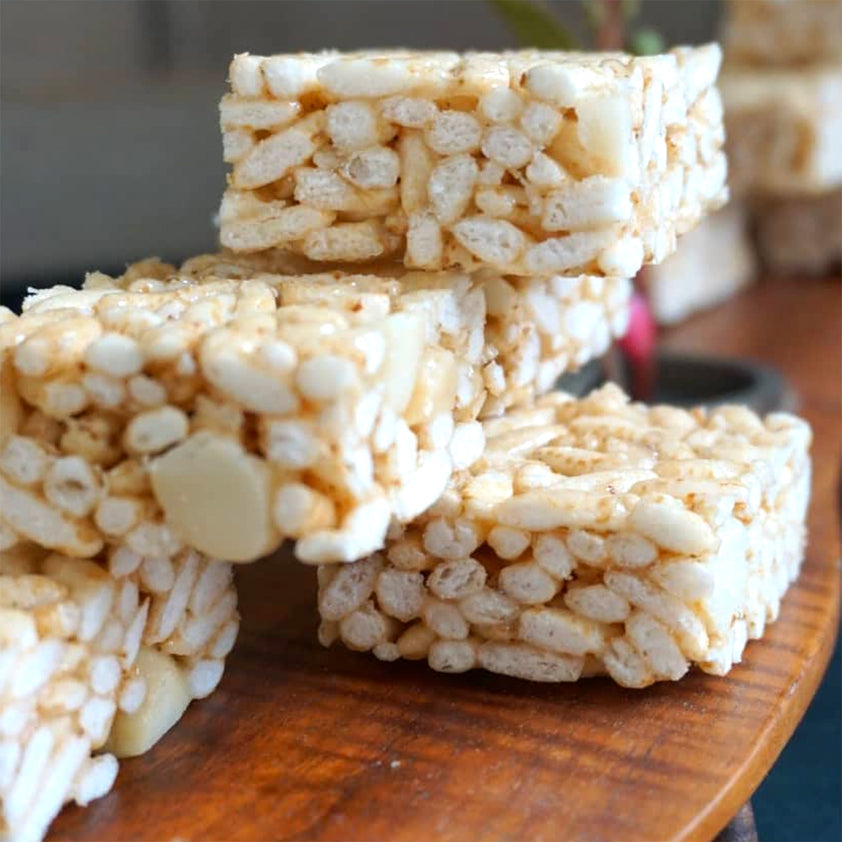 Huff n Puff Macadamia Nut Delights Okoshi - Japanese Puffed Rice Snack ...