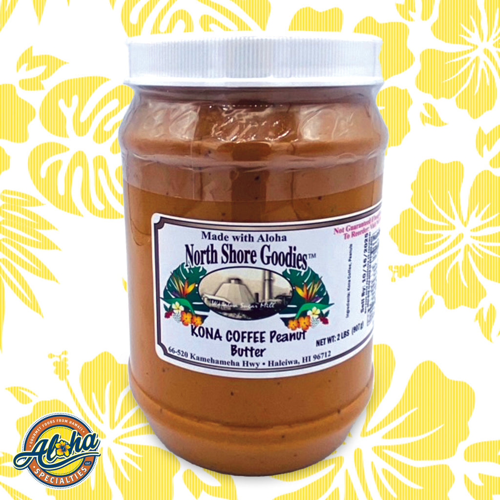 North Shore Goodies Kona Coffee Peanut Butter 32 oz.