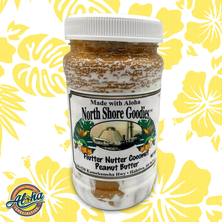 North Shore Goodies Flutter Nutter Coconut Peanut Butter | Aloha
