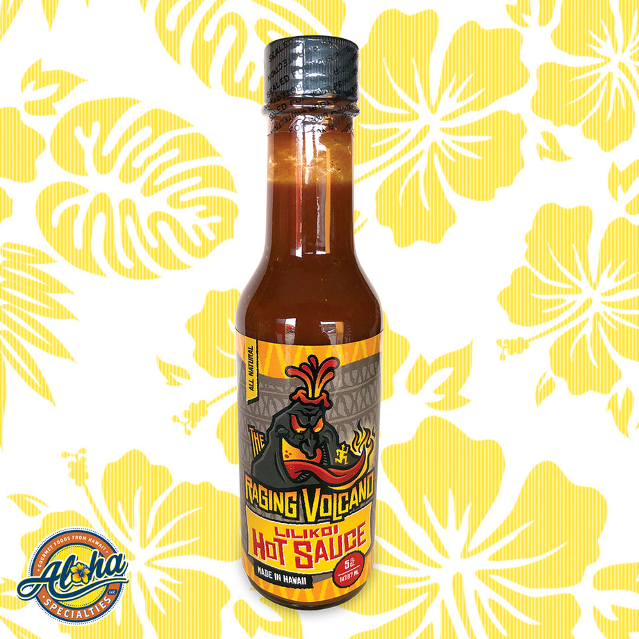 The Raging Volcano Lilikoi Hot Sauce 5 oz. Bottle – Aloha Specialties