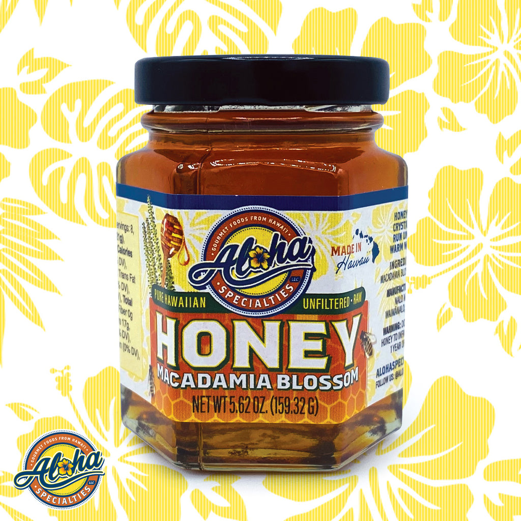 Aloha Specialties Hawaiian Macadamia Nut Blossom Honey