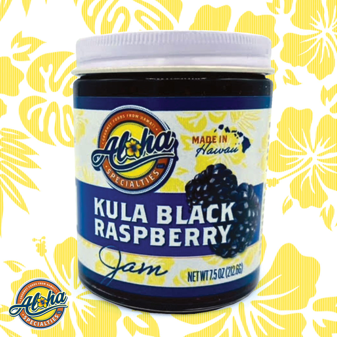 Hawaiian Gourmet Kula Black Raspberry Jam - Made in Maui, Hawaii ...