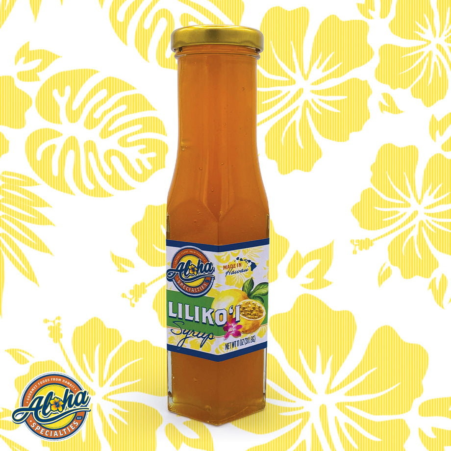 Hawaiian LILIKOI SYRUP Maikai Brand Pancake Waffle Syrup from Hawaii NEW 11  oz