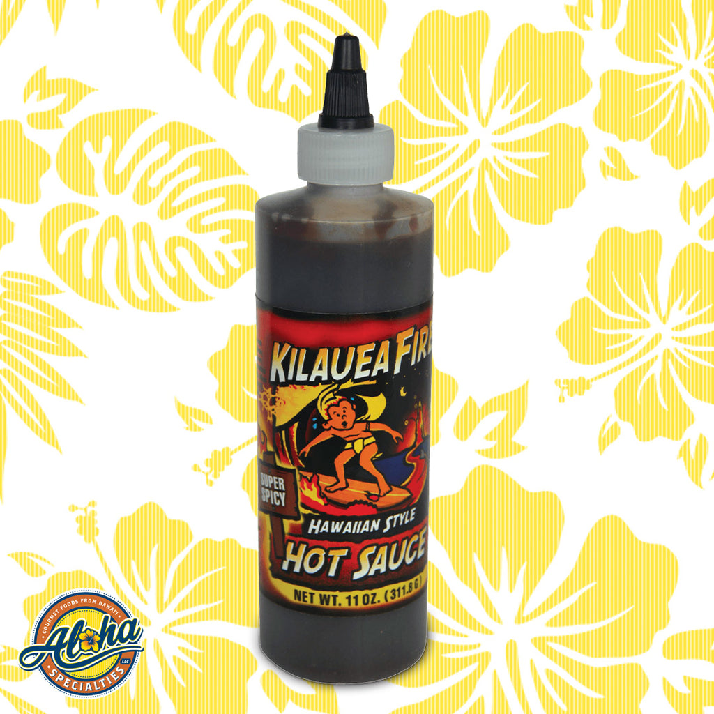 Kilauea Fire Super Spicy Hot Sauce - 11 oz. Squeeze Bottle