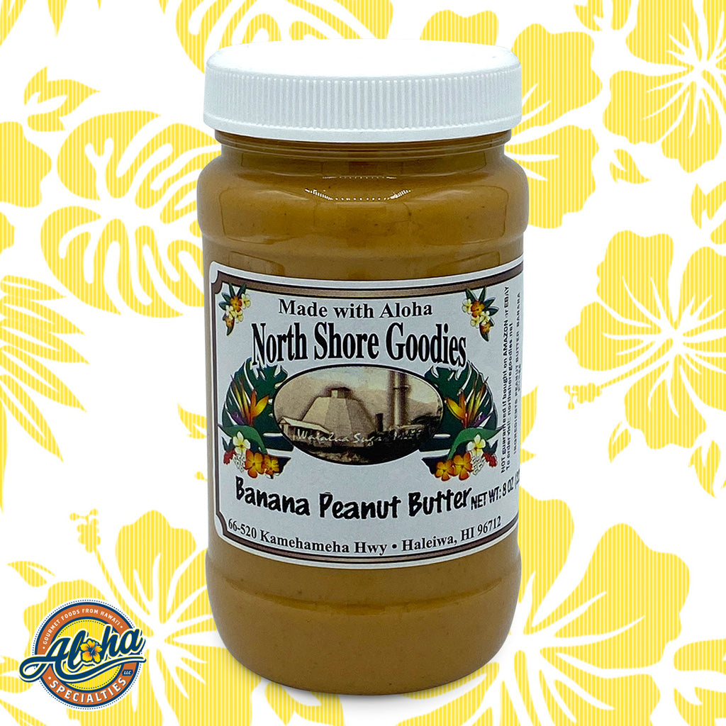 North Shore Goodies Banana Peanut Butter 8 oz. Jar