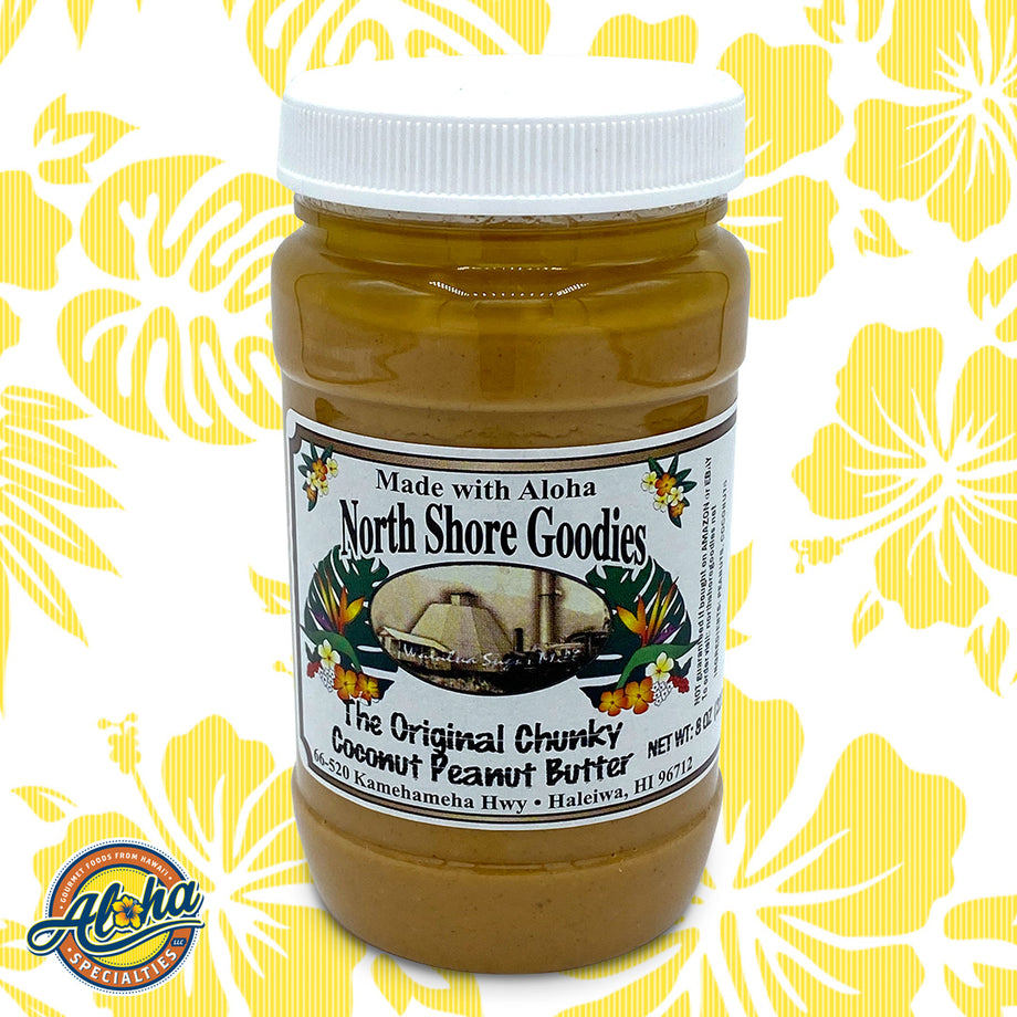 North Shore Goodies The Original Chunky Coconut Peanut Butter 8