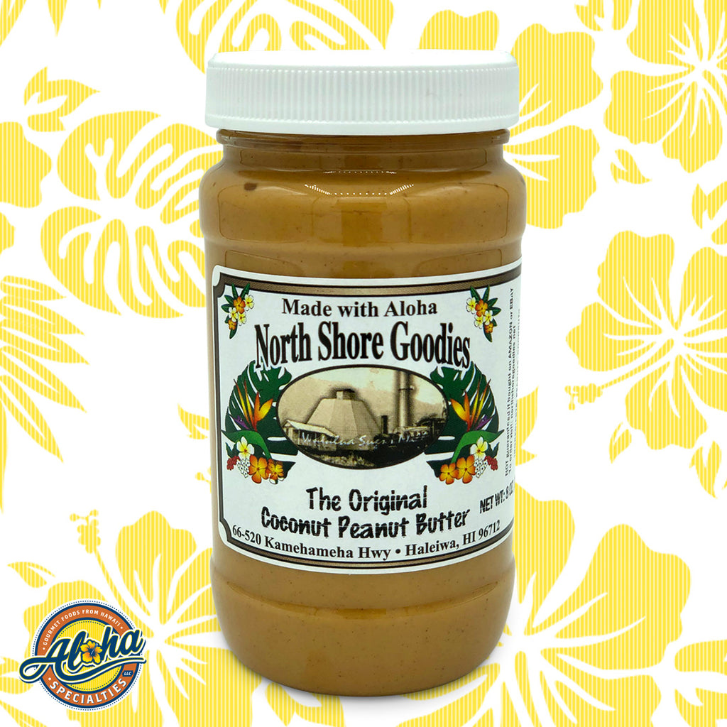 North Shore Goodies The Original Coconut Peanut Butter 8 oz. Jar